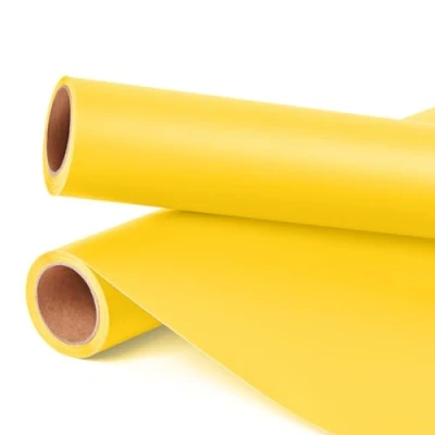 Afbeelding van Prime vinyl Vinylfolie plotter geel 30 cm x 335 mat permanente plotterfolie rollen met PET achterkant, voor mok, raam, wooncultuur
