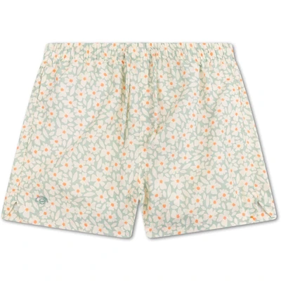 Afbeelding van Swim Essentials Groen Bloemen Meisjes UV Zwemshort Maat 134/140