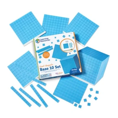 Afbeelding van Learning Resources Giant Magneetisch Basis Tien Demonstratie Set