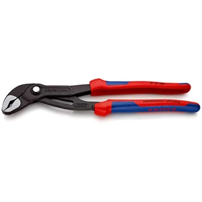 Afbeelding van Knipex Cobra Hightech waterpomptang grijs geatramenteerd, met meer componentengrepen 300 mm (zelfbedieningskaart/blister) 87 02 SB