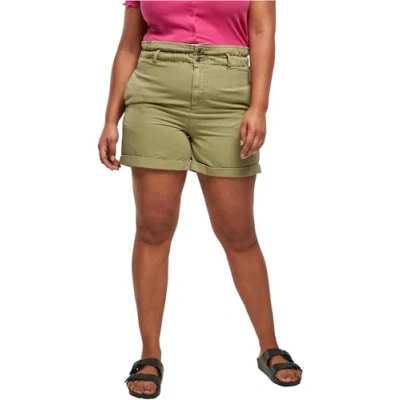 Afbeelding van Urban Classics Shorts, Dames, Maat: 33, Khaki