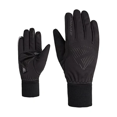 Afbeelding van Ziener DOMMI fietshandschoenen voor kinderen, winter, softshell, winddicht, gevoerd, zwart, XL