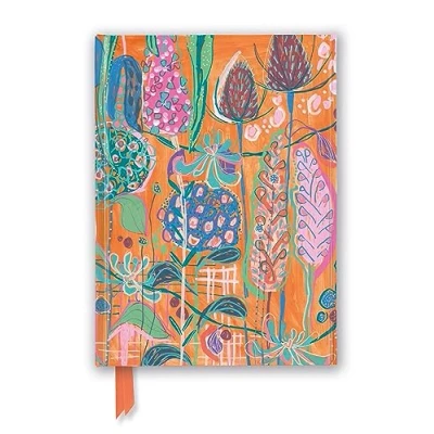 Afbeelding van Lucy Innes Williams: Orange Hydrangeas (Foiled Journal): Unser hochwertiges, liniertes Blankbook mit festem, künstlerisch geprägtem Einband und Magnetverschluss