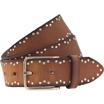 Afbeelding van Vanzetti Riem, Dames, Maat: 100, Cognac