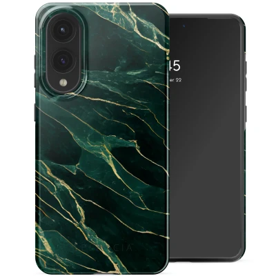 Afbeelding van Samsung Galaxy S25 Edge Hoesje Kunststof Selencia Hardcase/Backcover Chic Marble Quartz Telefoonhoesje