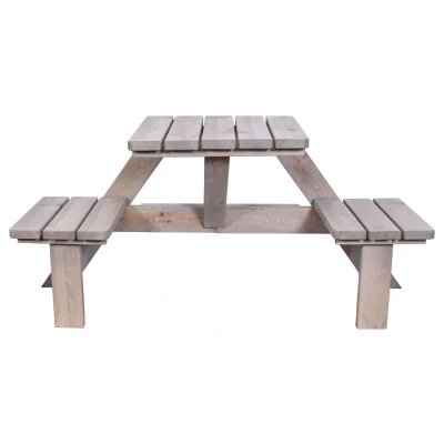 Afbeelding van Sens Line Berlin wand Picknicktafel 158,5x58x78,5cm Bruin