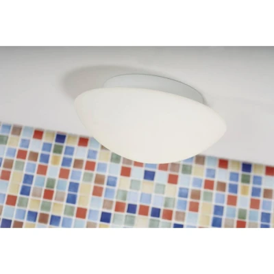 Afbeelding van Nordlux Ufo Maxi 25626001 Plafondlamp voor badkamer Halogeen, LED E27 80 W Wit
