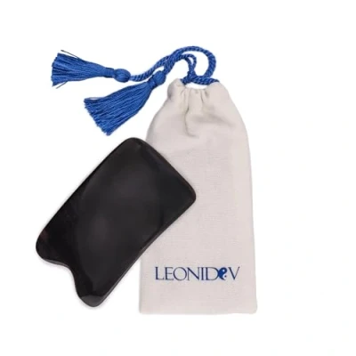 Afbeelding van Gua Sha schraper rechthoek 9x5,5 cm van buffelhoorn Leonidov