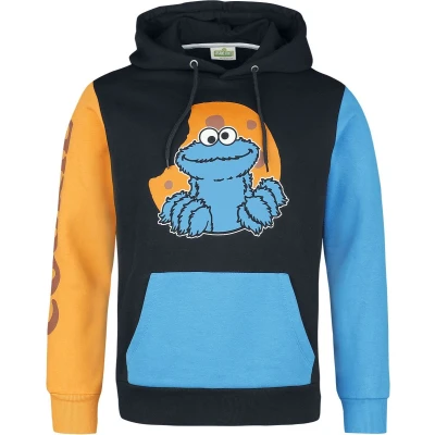 Afbeelding van Sesame Street Cookie Monster Trui met capuchon meerkleurig 3XL