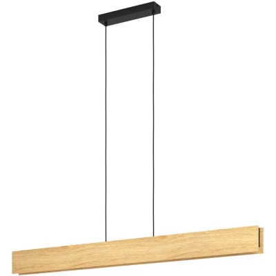 Afbeelding van EGLO connect.z Anchorena Z Hanglamp 123 cm Bruin/Zwart/Wit Instelbaar RGB &amp; wit licht Dimbaar Zigbee