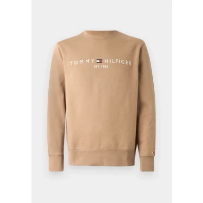 Afbeelding van Tommy Hilfiger LOGO Sweater, Heren, Maat: XS, Timeless camel