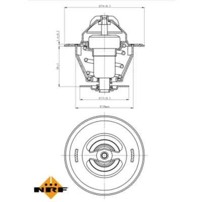 Afbeelding van NRF Thermostaat 725161