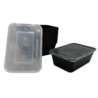 Afbeelding van KURTT Maaltijdbakjes, 1 voudig 20 stuks, magnetronbakjes 750 ml vershoudbakje plastic bakje magnetronbestendig, vaatwasmachinebestendig en herbruikbaar, luchtdichte dekselsluiting, BPA vrij