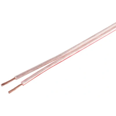 Afbeelding van Shiverpeaks BLANKO luidsprekerkabel CCA 50 meter helder 2 x 0,75 mm2 (50 m, 0.75 mm²), Luidsprekerkabel, Transparant