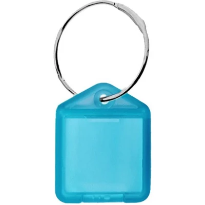 Afbeelding van CombiCraft Mini XS openklapbare sleutellabels 38x22mm turquoise 100 stuks