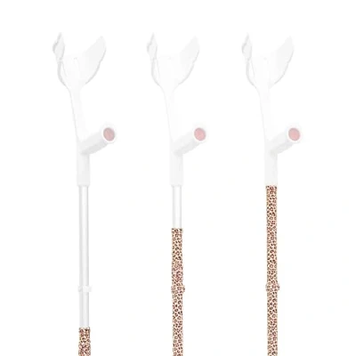 Afbeelding van MyCover Luipaard Trendy hoes voor krukken en wandelstokken, past op elke kruk of wandelstok, elastische stof, wasbaar 40C, verschillende patronen