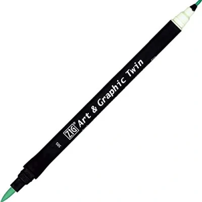 Afbeelding van ZIG Art &amp; Graphic Twin Tip brush marker Green Shadow