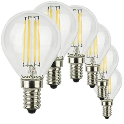 Afbeelding van SUNSEED 6X GLOEIDRAAD LED GOLFBALLAMP E14 4W VERVANGT 40W NEUTRAAL WIT 4000K