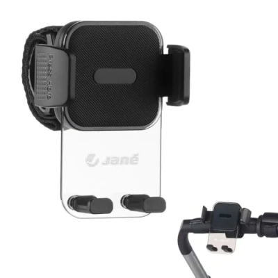 Afbeelding van Jané Smartphone houder voor kinderwagen, universeel, 360 graden draaibaar, eenvoudige installatie, stabiel en veilig