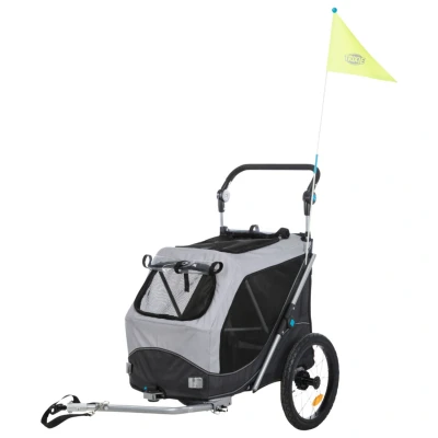 Afbeelding van Trixie Hondenfietskar Opvouwbaar Grijs 90X63X95 CM (392670)