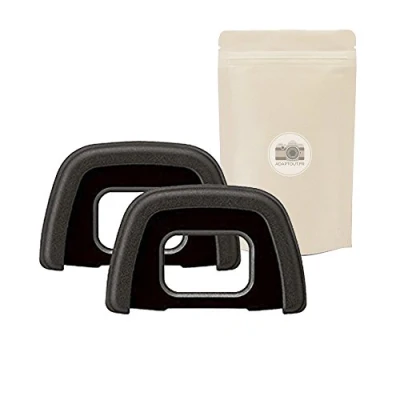 Afbeelding van X2 DK23 rubberen oogschelp voor Nikon zoeker Type DK 23 compatibel met D300 D300s D7100 D7200 D5000 VBW 100 01 VBW10001 ADAPTOUT Frans merk