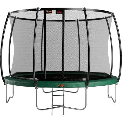 Afbeelding van Trampoline Avyna Pro Line 14 + Royal Class Veiligheidsnet Ladder Groen