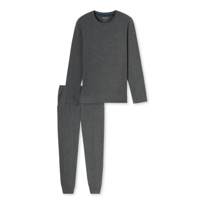 Afbeelding van Schiesser Modern Pyjama, Heren, Maat: 48, Grau