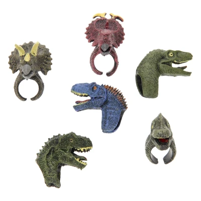 Afbeelding van Dinosaurus Vingerpoppen 3D