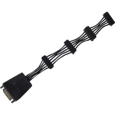 Afbeelding van SilverStone SST CP06 E4, 1x 15 Pin SATA &gt; 4x
