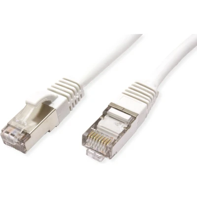 Afbeelding van VALUE Patchkabel Cat.6 (Class E) S/FTP (PiMF), LS0H, wit, 0,5 m