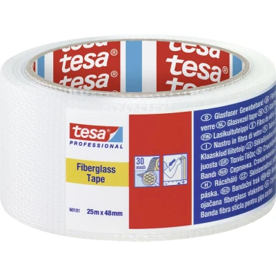 Afbeelding van tesa 60101 00000 00 Textieltape Professional Wit (l x b) 25 m 48 mm 1 stuk(s)
