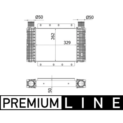 Afbeelding van Mahle Original Interkoeler CI 544 000P