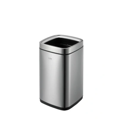 Afbeelding van Afvalbak EKO Laguna 12L Zilver