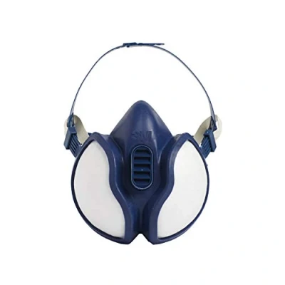 Afbeelding van 3M 4251 adembeschermingsmasker 4251C1 gebruiksklaar halfmasker met beschermingsniveau A1P2 voor verfspuit &amp; machineslijpwerkzaamheden 1 x masker geïntegreerd filter
