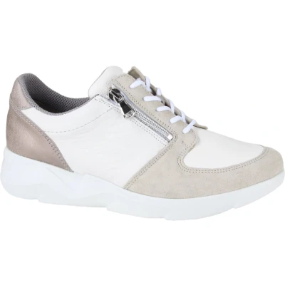 Afbeelding van Waldlaufer Orthotritt Sneaker 668K02 400 111 Perl Weiss Stein Wijdte K