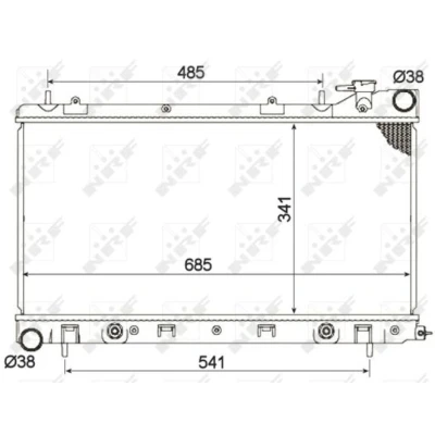 Afbeelding van Radiateur NRF 53095
