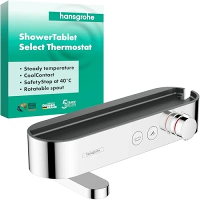 Afbeelding van Hansgrohe showertablet select 400 opbouw bad chroom 24340000