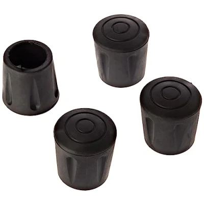 Afbeelding van cyclingcolors 4 x stoelglijders van EPDM rubber, ronde meubelpoten, stop, vloerbeschermers (22 mm)