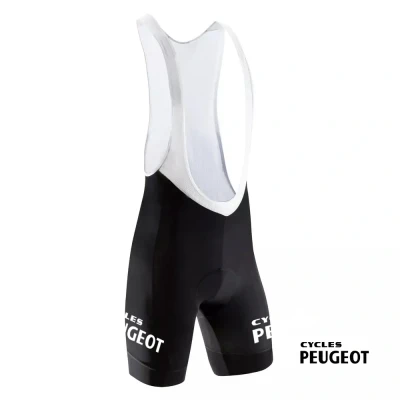 Afbeelding van Retro Wielerbroek Peugeot REDTED Zwart 4XL