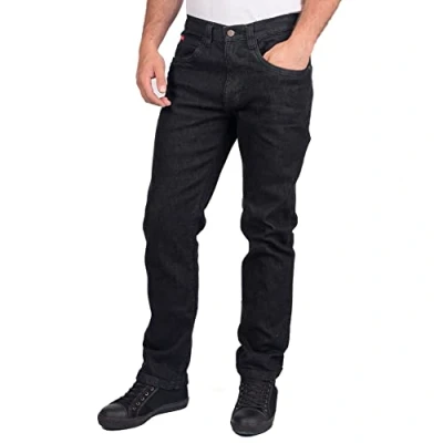 Afbeelding van Lee Cooper Heren LCPNT219 Stretch Denim Work Jean, Zwart, 36W/29L, 36W x 29L