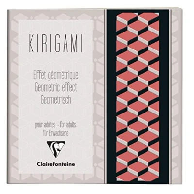 Afbeelding van Kirigami boekje Geometrie 52 blad 20x20cm