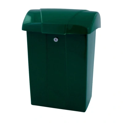 Afbeelding van Brievenbus Vepa Bins met klep kunststof groen