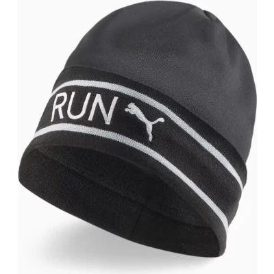 Afbeelding van Unisex puma classic running beanie zwart warm &amp; functioneel