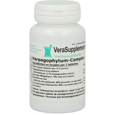 Afbeelding van VeraSupplements Harpagophytum Complex Tabletten 100TB