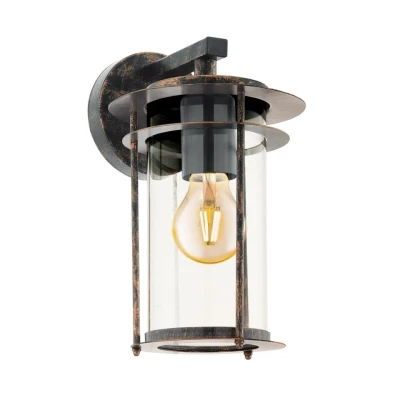 Afbeelding van EGLOÂ ValdeoÂ Â BuitenverlichtingÂ IP44Â WandlampÂ Koperkleurig