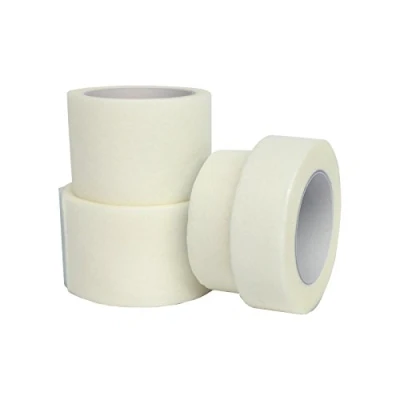 Afbeelding van 6 PACK KWALICARE HYPO ALLERGENISCHE PROFESSIONELE SOFT FABRISCHE MICROPORE WIT TAPE (2,5 cm x 5 m)