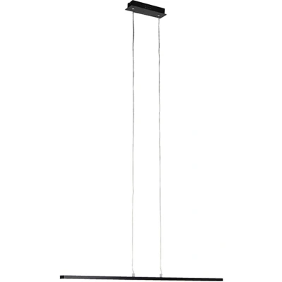 Afbeelding van QAZQA Moderne hanglamp zwart 90 cm incl. LED Banda