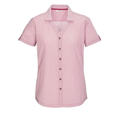 Afbeelding van killtec dames Functionele blouse met korte mouwen KOS 46 WMN WVN SHRT, beaujolais, 48, 42842 000