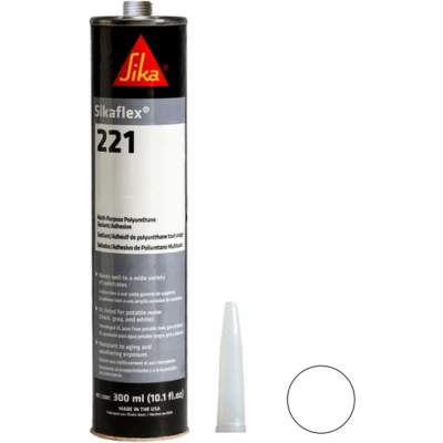 Afbeelding van Sikaflex 221 300 ml, wit, patroon