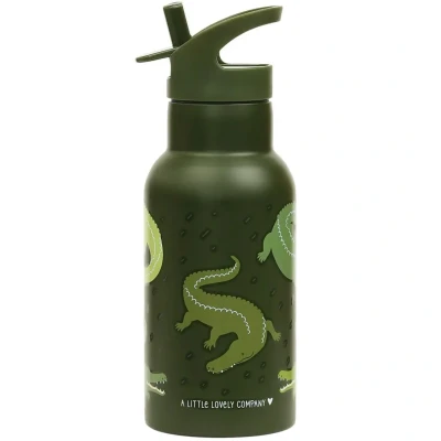 Afbeelding van A little lovely company rvs drinkfles krokodillen 350ml